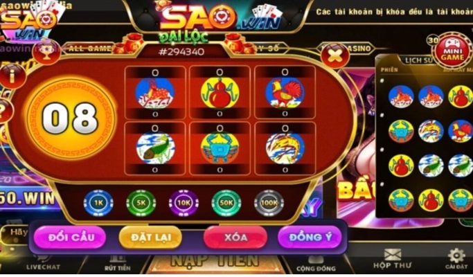 kinh nghiệm chơi bầu cua Saowin thành công